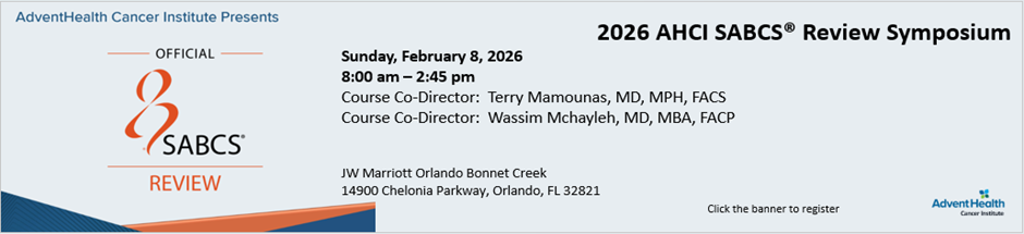 2026 AHCI SABCS® Review Symposium Banner